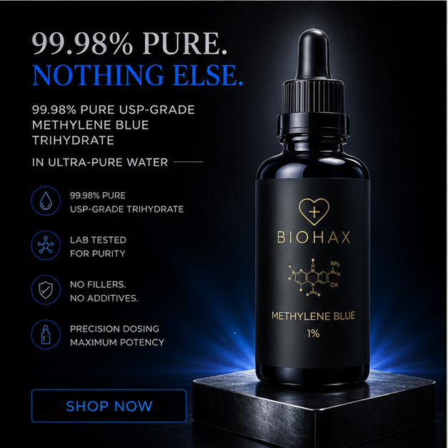 Methylene Blue 1% Solution | 99.98% USP Grade UK | BIOHAX